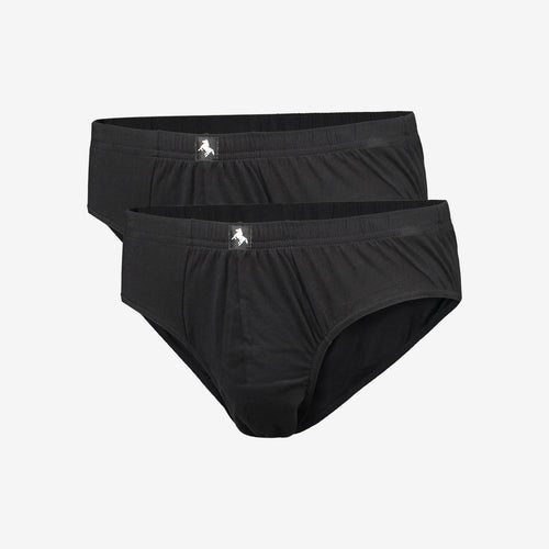 Black Horse Basic aukottomat briefit puuvilla 2-pack